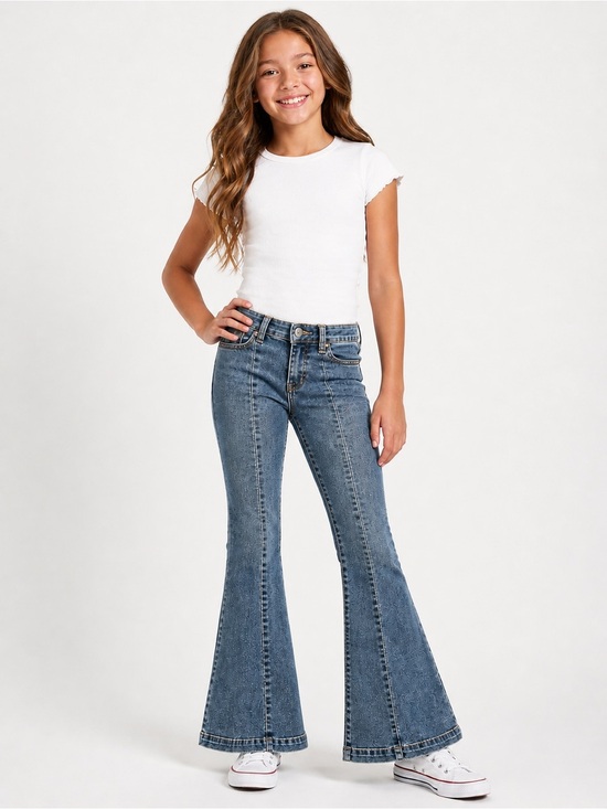 art class Denim - Art Class Girls Flare Jeans Size 10 Y2K Stretch Denim Trendy